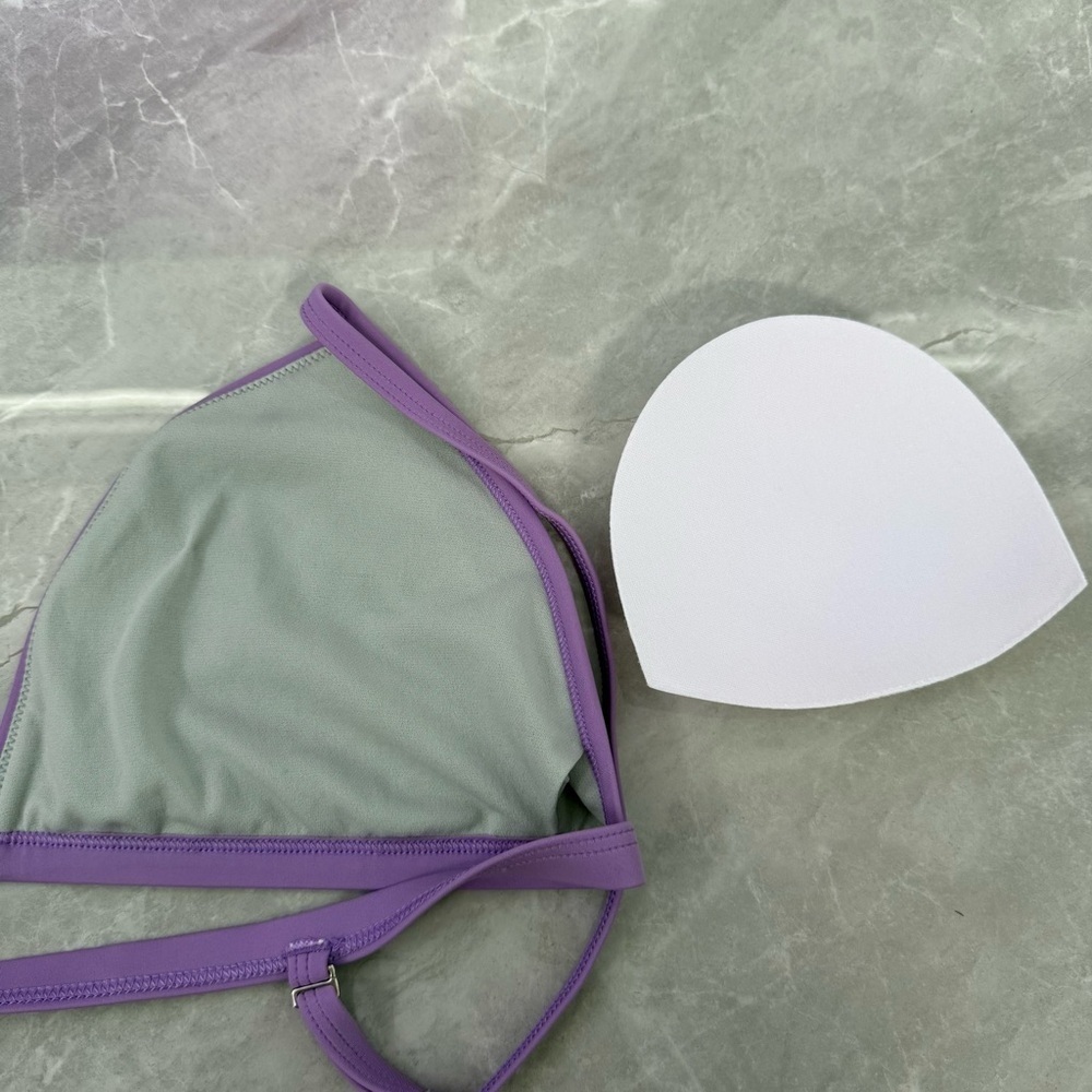 Women’s Speedo Triangle Bikini Top Adjustable Straps UPF 50+ Removable Pads XL - Picture 9 of 16